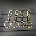 Spring Key Chain Gourd Buckle Retractable Waist Belt Clip Carabiner Unisex Key Rings Holder Anti-lost Pendant