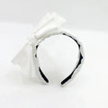 Handmade Christmas Multi-Layer Side Bow Hairband for Women Custom Crystal Luxury Designer Fashion Pearl Women's Headband