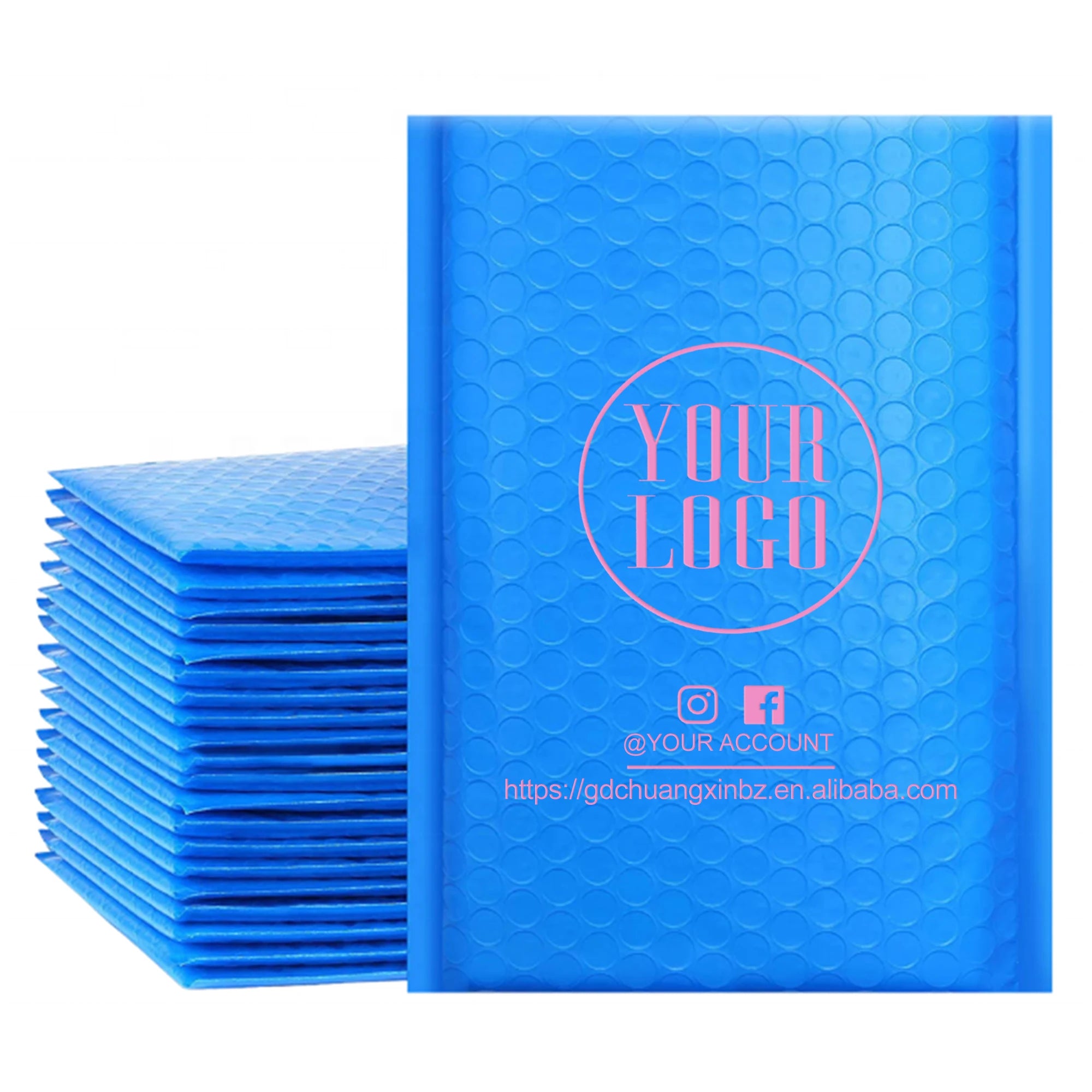 ZGCX Strong Adhesive Thick Poly Bubble Padded Mailer Bags for Cosmetic & Perfume Packaging Waterproof & Eco-friendly