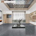 European Style Commercial Grade Grey Stone Pattern Luxury Vinyl Planks Glue Down LVT Flooring Tiles
