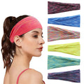 Hot Selling Colorful Elastic Sports Headband for Yoga Quick-drying Sweat Absorbing Fitness Headband for Men and Women Running
