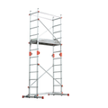 3m Industrial Aluminum Folding Step Ladder Multi-Purpose Professional Scaffolding with Brake Wheel