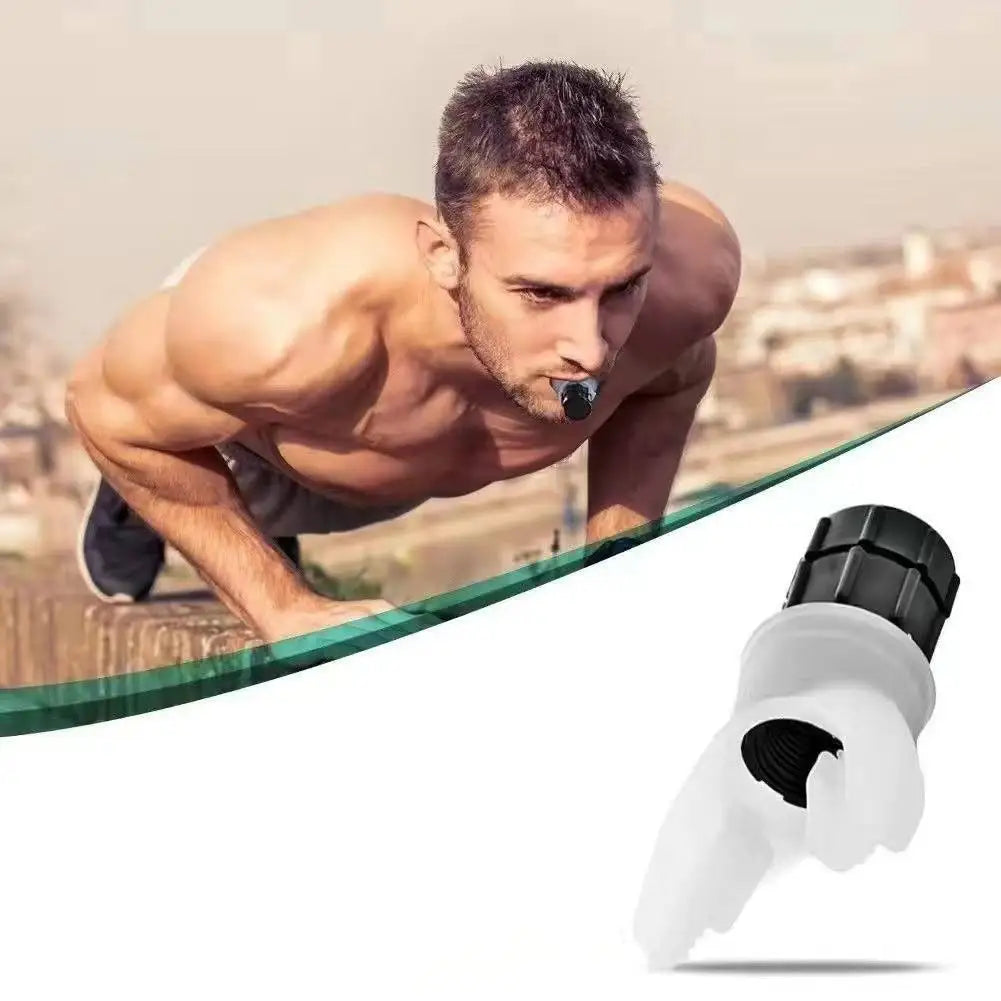 Lung Capacity Breathing Trainer Exercise Face Mouthpiece Respirator Lung Exercise Device Equipment Lung Trainer