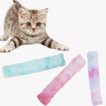 Cat Plush Toy  rainbow Stripe Sticker Interactive Cat Toys with Catnip Wholesale Pet Supplies