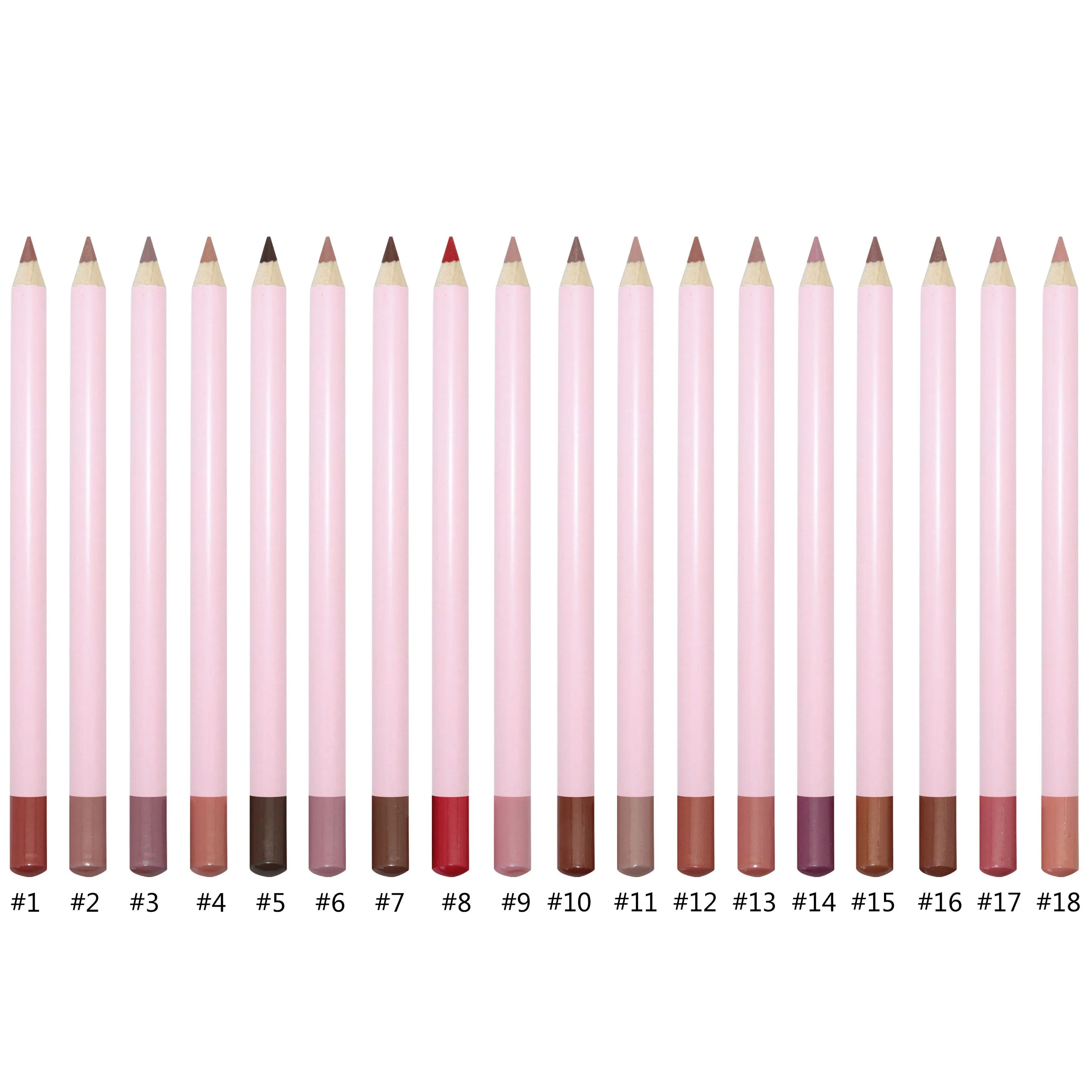 OEM Eyeliner  Lip Liner 24 Colors Cosmetic Lip Liner Lipstick Best Selling Waterproof Lip Liner Pencil Private Label