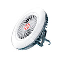 JW-080 Outdoor Mini Camping Fans with Lights Portable Rechargeable Light Bulb Fan for Tents