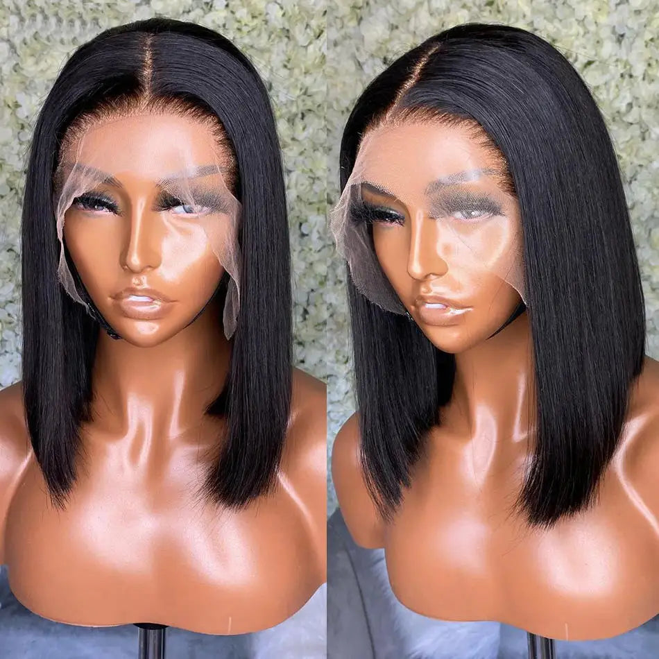 Factory-seller 10-24 Inch Brazilian HD Lace Frontal Wig Bob Can Customizable 13x4 Lace Front Wig Vendor for Black Women