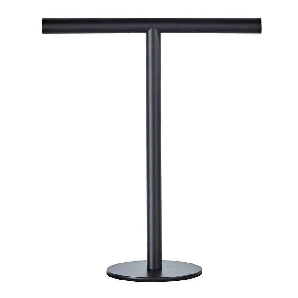 Hot Selling Premium Quality Iron T-shape Hand Towel Holder Stand Metal Table Towel Rack Stand High Storage Rack