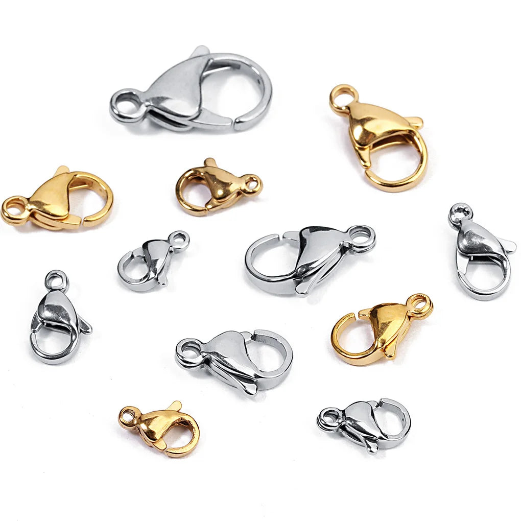 Wholesale Stainless Steel Metal Lobster Clasp Handmade Accessories
