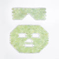 Wholesale Facial Beauty Ice Compress Face Mask Massage Xiuyan Jade Hand Woven Natural Stone Green Jade Mask