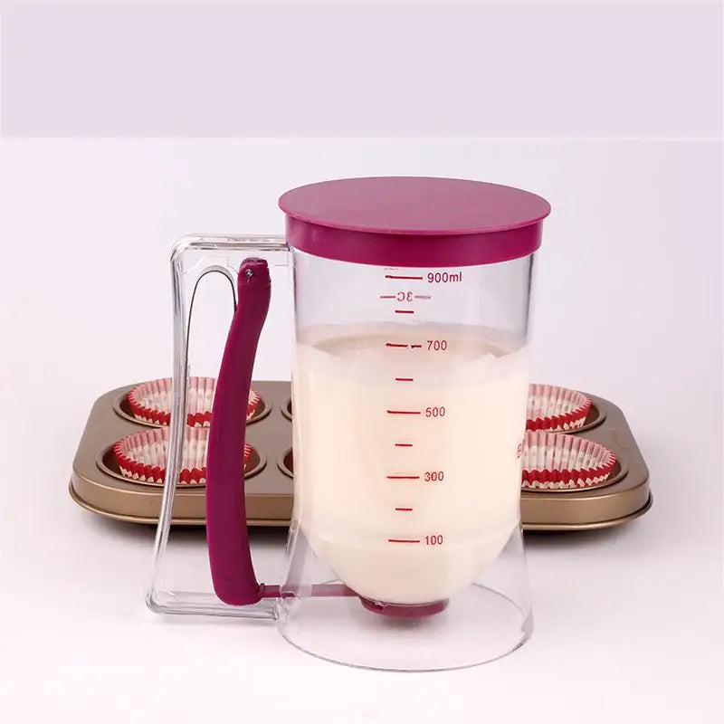 Yongli Eco-Friendly Plastic Cake Cupcake Pancake Batter Dispensers Funnel Baking Mixer Kitchen Tools for Crepes Waffles Muffins