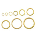 Wholesale Solid Brass O Cast Rings for Leather Straps and Hooks