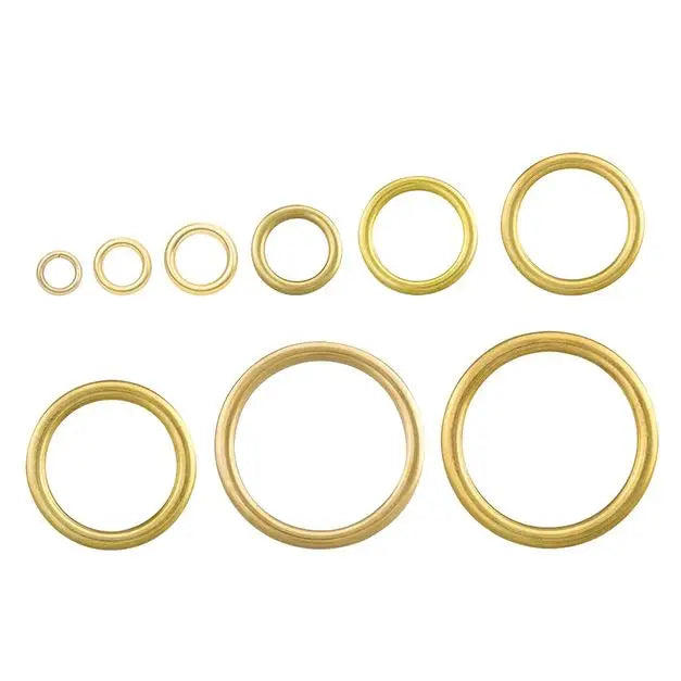 Wholesale Solid Brass O Cast Rings for Leather Straps and Hooks