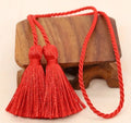 54CM Double Tassel Vertical Dacron Tassel Curtain Fringe Tassel for Decoration