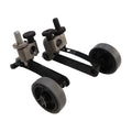 1 Pair Paper Pressing Wheel Assembly R600 R700 Rubber Wheel Assembly Pressure Runner Bracket Assembly for Roland
