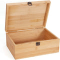 Unfinished Folk Art Bamboo Wooden Box for Household Storage Polished Technique Dream Sun DS-1003 Rectangle Durable