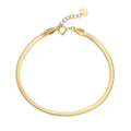 Ins Luxury S925 Sterling Silver Female Minimalist Jewelry Snake Chain Bracelet Snake Bone Bracelet Snake Chain Bracelet