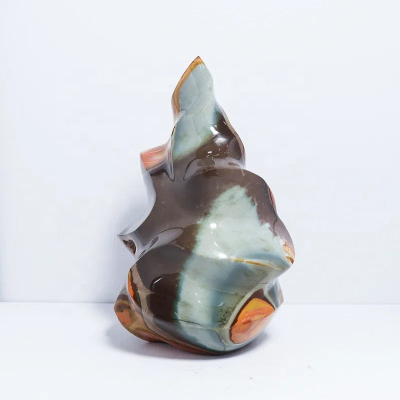Crystals Healing Stones Polychrome Flames Reiki Stone Crafts for Meditation
