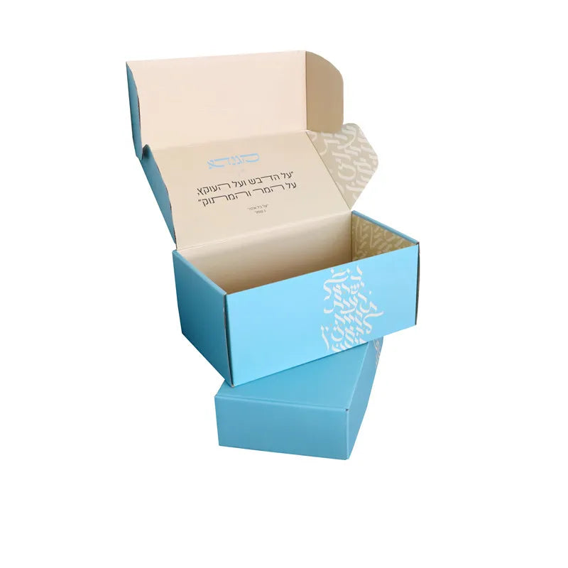 Custom Airplane Corrugated Carton Shipping Boxes Tuck Top Mailer Boxes