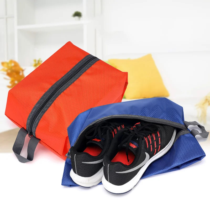 Wholesale Gelory Multi-Functional Durable Recycled Travel Shoes Bag with Nylon Zipper Drawstring Waterproof Design