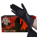 Custom Box 100% Nitrile Black Blue 9 Inches 3mil 4 Mil 5mil Spa Salon Tattoo Salon Grip Anti-impact Disposable Nitrile Gloves