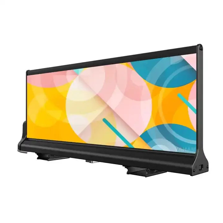 P2.5 Outdoor Taxi Roof Top Advertising Led Sign Screen Cabinet 960 Programmable Board Double Side Led Car Display