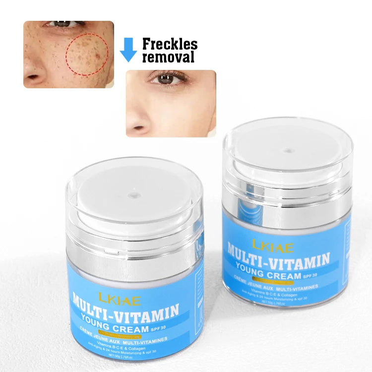 Private Label Low Moq Spf30 Instant Lift Glycerin Shea Butter Collagen Vegan Cleaner Vitamine E Skincare Anti Wrinkle Cream Face