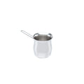 Italian-Made 2-Cup Turkish Coffee Pot Stainless Steel AISI 304 18/10 Eco-Friendly Oven Safe Hand Wash Only Home Kitchen Cooking