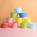 Low Price Wholesale African Spring Candy Cupcake Baking Paper Cups Soy Ink Printed Easy Separated Disposable