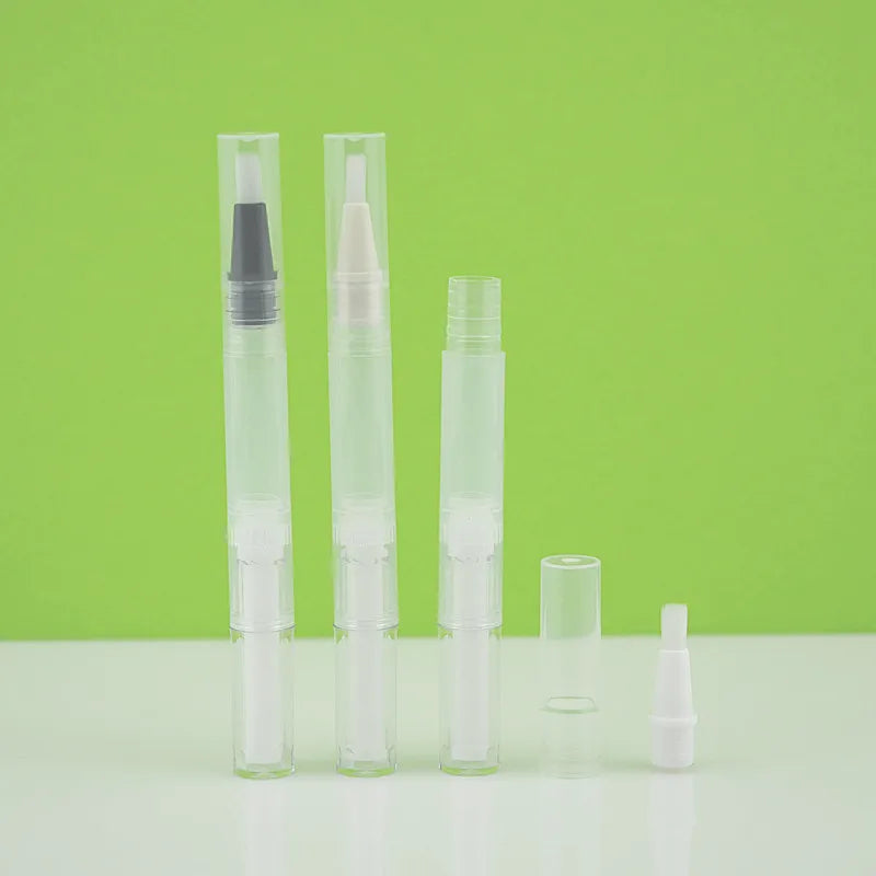 2ML Translucent Empty Cosmetic Twist Pen With Brush Applicator
