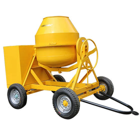 Small Concrete Mixer 6HP High Productivity Mobile Four-wheel 400L 500L 700L Concrete Mixer