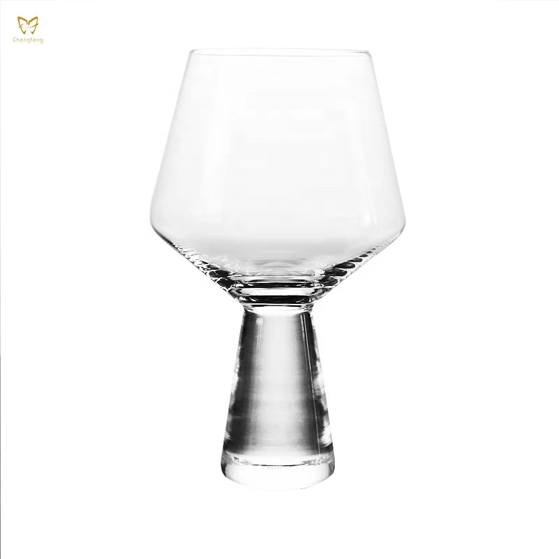 530ml Oversized Crystal Spanish Gin & Tonic Balloon Cocktail Glasses with Gold Rim Extra Large Size
