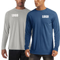 Fitness Golf t Shirt Polyester t Shirt Man Full Sleeve Round Neck t Shirt for Men Quick Dry Clothes Men T-shirt