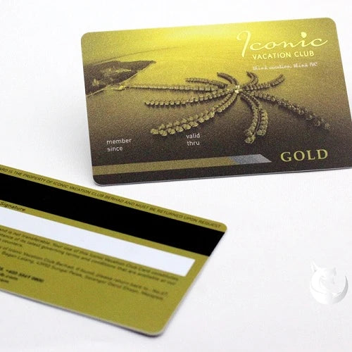 Standard Size 85.5x54mm 0.76mm Thick PVC Pre-Printed Magnetic Stripe Card Film Lamination ISO 9001 Certified Offset Printing for
