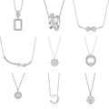 Custom Pendant Rhodium Plated Non Tarnish Design Jewelry Women Dainty Necklace 925 Silver