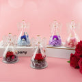 Valentine's Day Christmas Mother's Day Thanksgiving Preserved Rose Figurines Angel Eternal Flower Gifts for Women Grandma