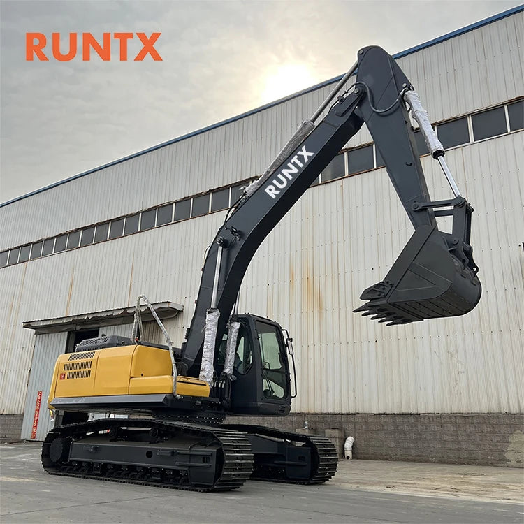 RUNTX Large Wheel Excavator 21ton Excavators Heavy Machinery Construction Equipments for Sale