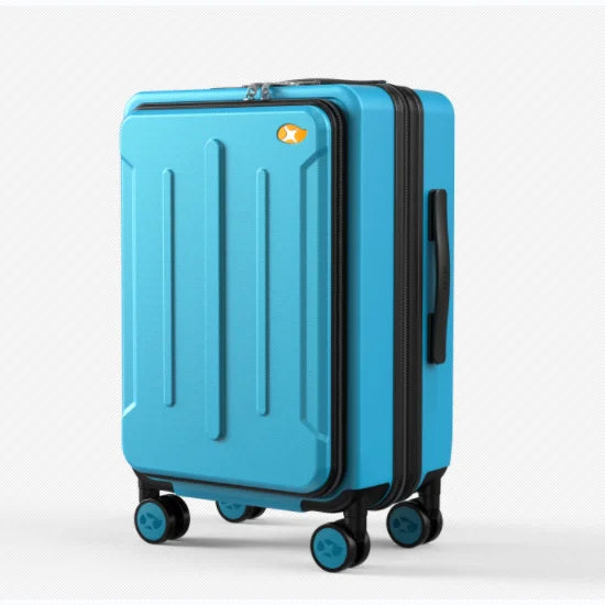 New Multi-functional Front Opening PC Luggage With Type-c Usb Smart Luggage Trolley Travel Suitcase Luggage
