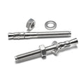 Stainless Steel 304 M4 Expansion Hex Washer Nut Concrete Wall Wedge Anchor Bolt 50mm 500-1000kg Capacity