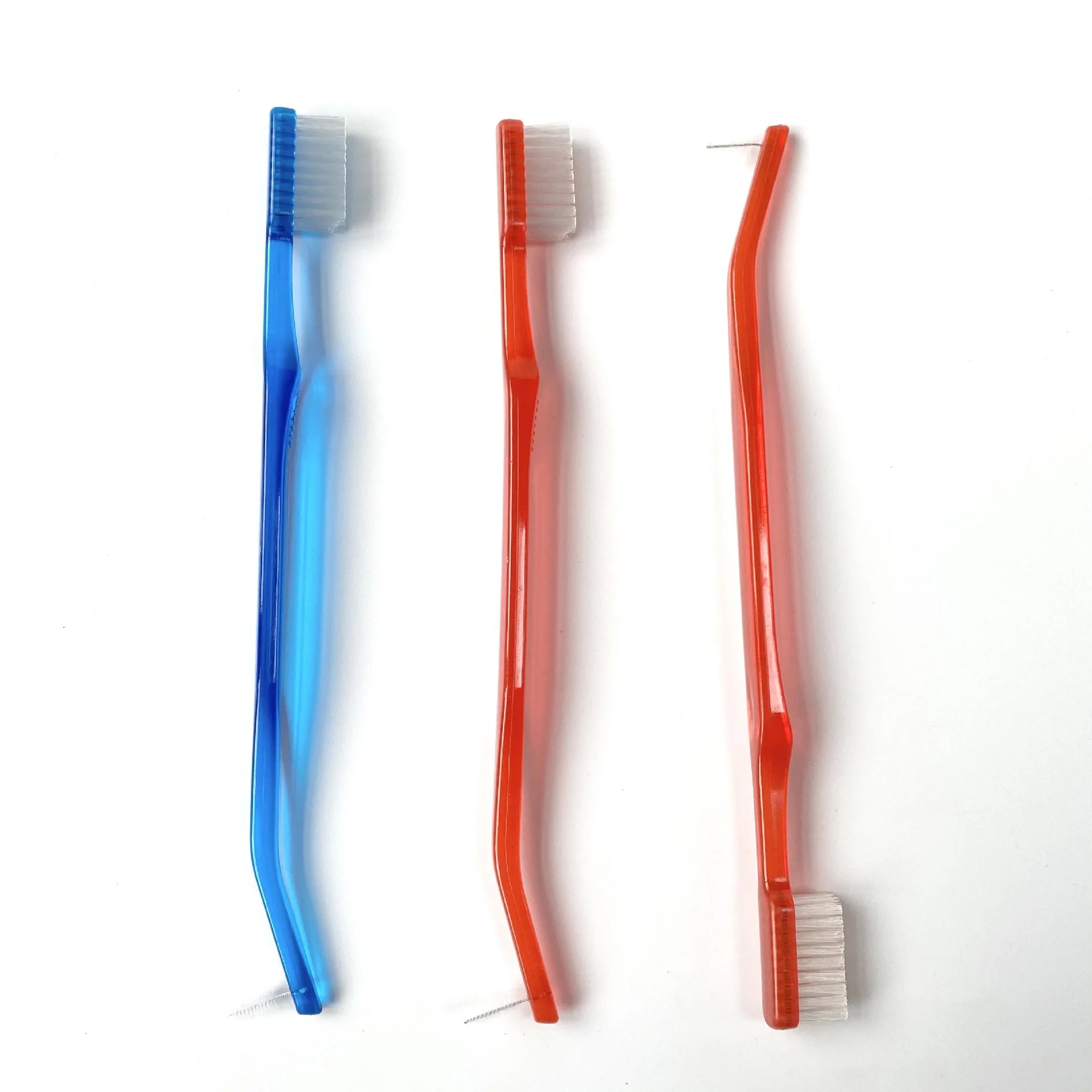 Wholesale Double Ended Orthodontic Toothbrush with Interdental Brush