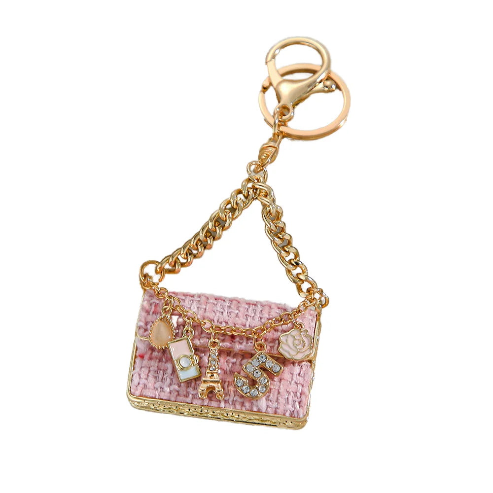 Small Fragrant Wind Luggage Hanging Decoration Factory Wholesale Creative Metal Carabiner Keychain Holder Small Commodity