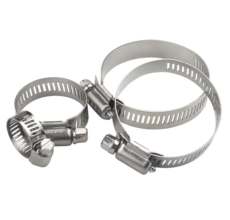11-25mm 40-46mm Non-perforated Stainless Steel Hose Clamps