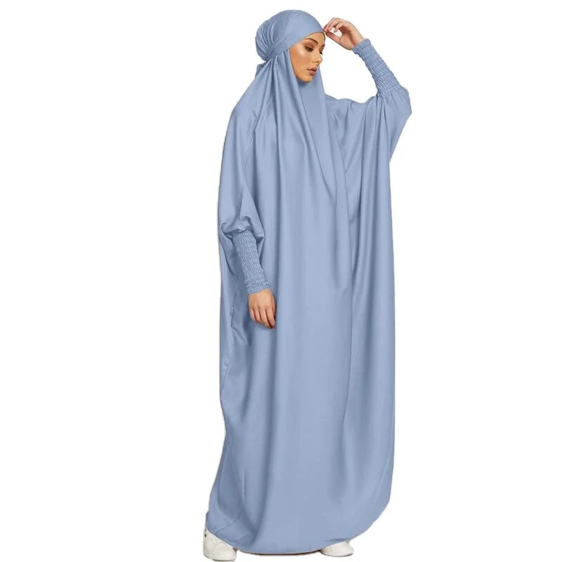 Latest Abaya Design Women Muslim Khimar Dress Islamic Model Abaya Modest Khimar Hijab Abaya