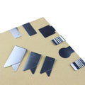 Manufacturers Stainless Steel Metal Bookmark Clip Custom Laser Logo Metal Paper Clip for Notebook Mark