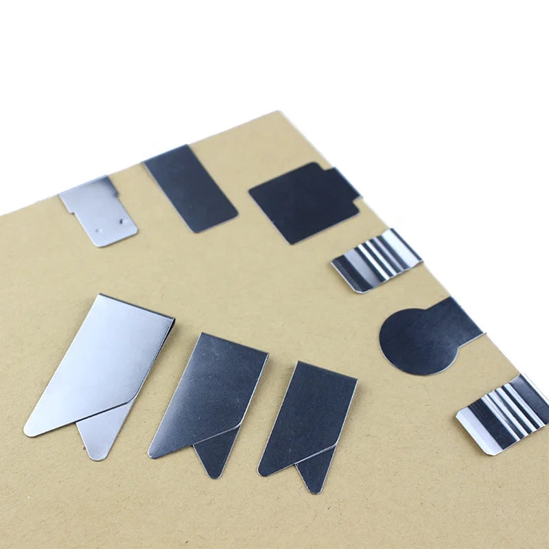 Manufacturers Stainless Steel Metal Bookmark Clip Custom Laser Logo Metal Paper Clip for Notebook Mark