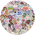 49PCS Creative sweet heart cute cartoon dog decals for kids gift kawaii kitty lovely cat sticker