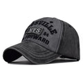 New Embroidery Letter Cotton 6 Panel Sports Cap Outdoor Sunshade Dad Hats Vintage Personality Washed Baseball Caps for Unisex