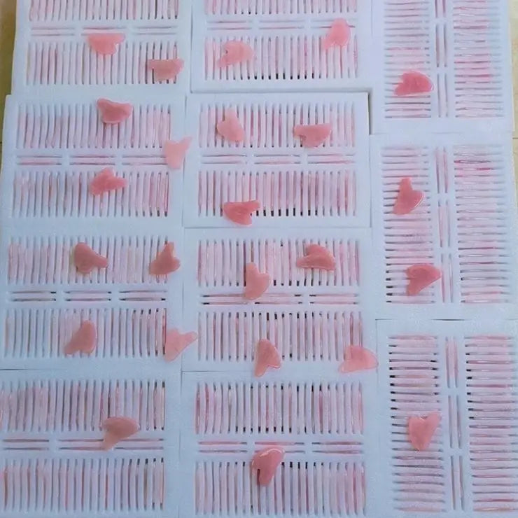 DIY 100% Good Quality Rose Quartz Gua Sha Scraping Health Face gua sha set