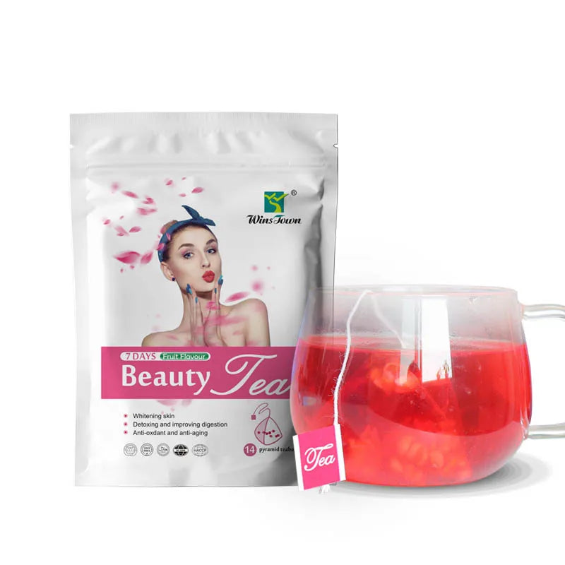 Herbal 7 Days Beauty Tea Skin Detox Beauty Tea Face Spots Fading Smooth Tea