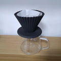 New Idea Sien Brand Eco-Friendly Stocked Food Grade Silicone Classic Style Coffee Dripper Filter Pour Handled Design